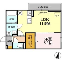 仮）D-room二の宮4丁目の物件間取画像